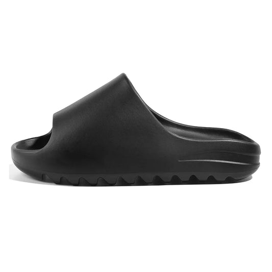2024 Summer Slippers Men Soft Bottom Indoor Home Platform Sandals Fashion Beach Shoes Couple Non-Slip Bathroom Slides